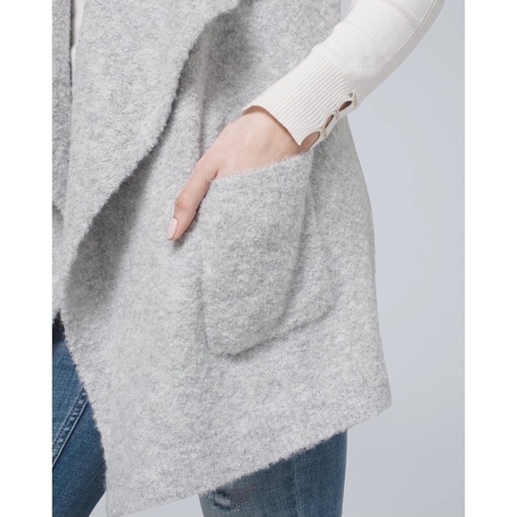 WHBM OPEN FRONT TEDDY VEST - Picture 4 of 4